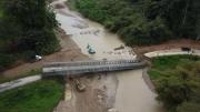 En tiempo récord: inician labores para restituir el paso en el puente Guaruríes entre Mérida y Táchira