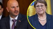 Analizaremos el historial de Bachelet: Embajador de Estados Unidos en Chile sobre la postulación de la exPresidenta a la ONU