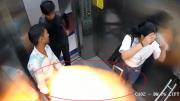 Globos de cumpleaños inflados con gas explotaron dentro de un ascensor hiriendo a tres personas