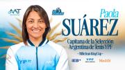 Paola Suárez es la nueva capitana del equipo argentino de Billie Jean King Cup