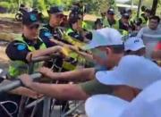 Forcejeos y gases en manifestación de docentes liderada por la FEP