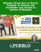 Baltasar Brum late en Nueva Zelanda: la historia del esquilador que llevará la celeste al Mundial ‣ Martin Ferreira Pinto