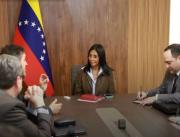 Presidenta Delcy Rodríguez se reunió con directivos de la petrolera española Repsol y la francesa Maurel & Prom