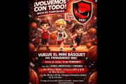 Fernández BBC arrancó la temporada 2025 con el mini básquet en acción