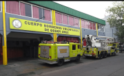 Se incendió un taller mecánico en Godoy Cruz y un operario terminó con quemaduras