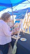 Artistas plásticos invitan a su última jornada de exposición este jueves en la Avenida del Mar