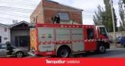Bomberos sofocaron principio de incendio sobre vivienda