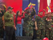 Este 4F el oficialismo marchó para pedir la libertad de Maduro y Flores