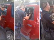 El policía héroe y la indignante respuesta de la abuela del nene de 2 años encerrado en un auto en Pilar: Yo hago lo que quiero