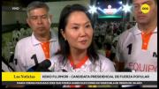 Keiko Fujimori: Nos mantenemos en la misma línea, el señor Jerí debe seguir a cargo