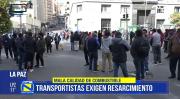 Transportistas exigen resarcimiento por daños a vehículos y anuncian paro desde el lunes
