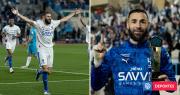 Benzema debuta con triplete en el Al-Hilal y lidera goleada 6-0 en la Saudi Pro League