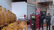 ANH interviene domicilio en El Alto donde acopiaban más de 200 garrafas