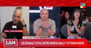 Escándalo en vivo: Marixa Balli y Esteban Mirol se cruzaron por La Salada, la crisis textil y un supuesto ajuste romántico