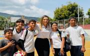Alcaldesa Elizabeth Niño supervisó el inicio de labores de rehabilitación integral en la cancha deportiva de Barrio Unión Norte
