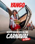 Yango es auspiciador oficial del Carnaval de Tarija y refuerza su compromiso con la ciudad