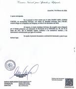 El CONARE paraguayo certifica la vigencia del refugio de Cossío