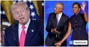 Trump publica video donde Barack y Michelle Obama son representados como monos: indignación en redes