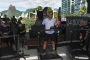 Brasileño recorrió 188 km en 24h sobre una cinta de correr