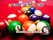 Creemos Montero invita al Campeonato de Billar Solidario este sábado 7 de febrero