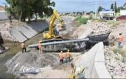 Bahía Blanca avanza en la reconstrucción de puentes del canal Maldonado