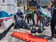 Murió motorizado tras derrapar en el Viaducto de La Cabrera