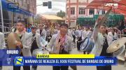 Músicos ultiman ensayo para el XXIV Festival de Bandas en Oruro
