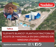 Elefante Blanco: Planta Extractora de Aceite de Manzanilla en San Lorenzo sin ninguna utilidad