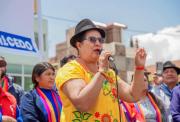 Lourdes Tibán acepta nominación para reelegirse como prefecta de Cotopaxi