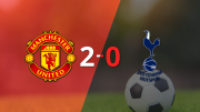 Premier League: Manchester United dominó a Tottenham con un 2-0 en un partido electrizante