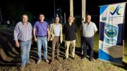 Vila Constitución /Blardoni y Galliazzi participaron del encendido del nuevo alumbrado público en MEVIR V