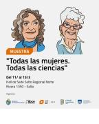 En el hall de la sede Salto Udelar /Se inaugurará la Muestra “Todas las mujeres, todas las ciencias”