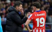 Cholo Simeone le marcó la cancha a Julián Álvarez en el Atlético de Madrid