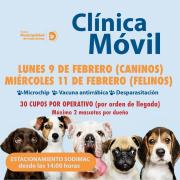 Clínica Móvil de Mascotas realizará jornadas gratuitas de atención veterinaria en Sodimac