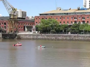 Puerto Madero: hallaron el cuerpo de un hombre flotando