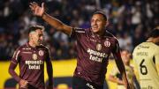 Celebra Universitario: 'Nazario' Valera sorprende y anota con excelente remate ante Cusco FC