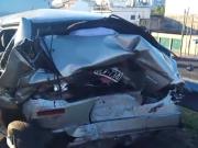 Un auto se quedó sin embrague en plena General Paz y lo embistió una camioneta: siete heridos