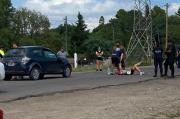 Cámara testigo: atropellaron a un ciclista en la ruta 82