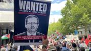 Protestas en Sídney por la llegada del genocida Isaac Herzog, presidente de Israel