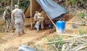 Operativo militar en la amazonia beniana destruye maquinaria para explotación ilegal de oro operada por brasileños