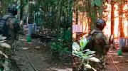FELCN destruye dos megalaboratorios de cocaína y nueve fábricas móviles en Villa Tunari