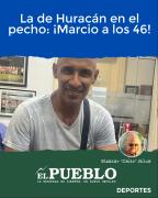 La de Huracán en el pecho: ¡Marcio a los 46! ‣ Eleazar José Silva