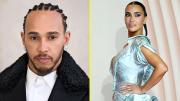 ¿Romance confirmado? Lewis Hamilton fue visto con Kim Kardashian en el Super Bowl 2026