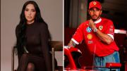 Lewis Hamilton y Kim Kardashian sorprendieron con un beso en el Super Bowl