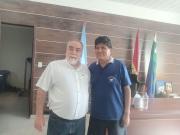 Tras un mes, Evo reaparece en un video con el candidato Subirana