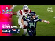 Video resumen del Super Bowl 2026 con Patriots vs. Seahawks (13-29)