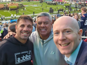 El Chiqui Tapia asistió al Super Bowl en California