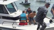 Guardavidas reanimaron a un hombre que sufrió un paro cardíaco en la Isla Gorriti