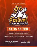 Tres noches gratuitas de shows en el Festival de Alta Montaña 2026
