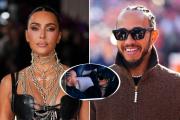 ¿Confirman su romance? Kim Kardashian y Lewis Hamilton aparecen en el Super Bowl